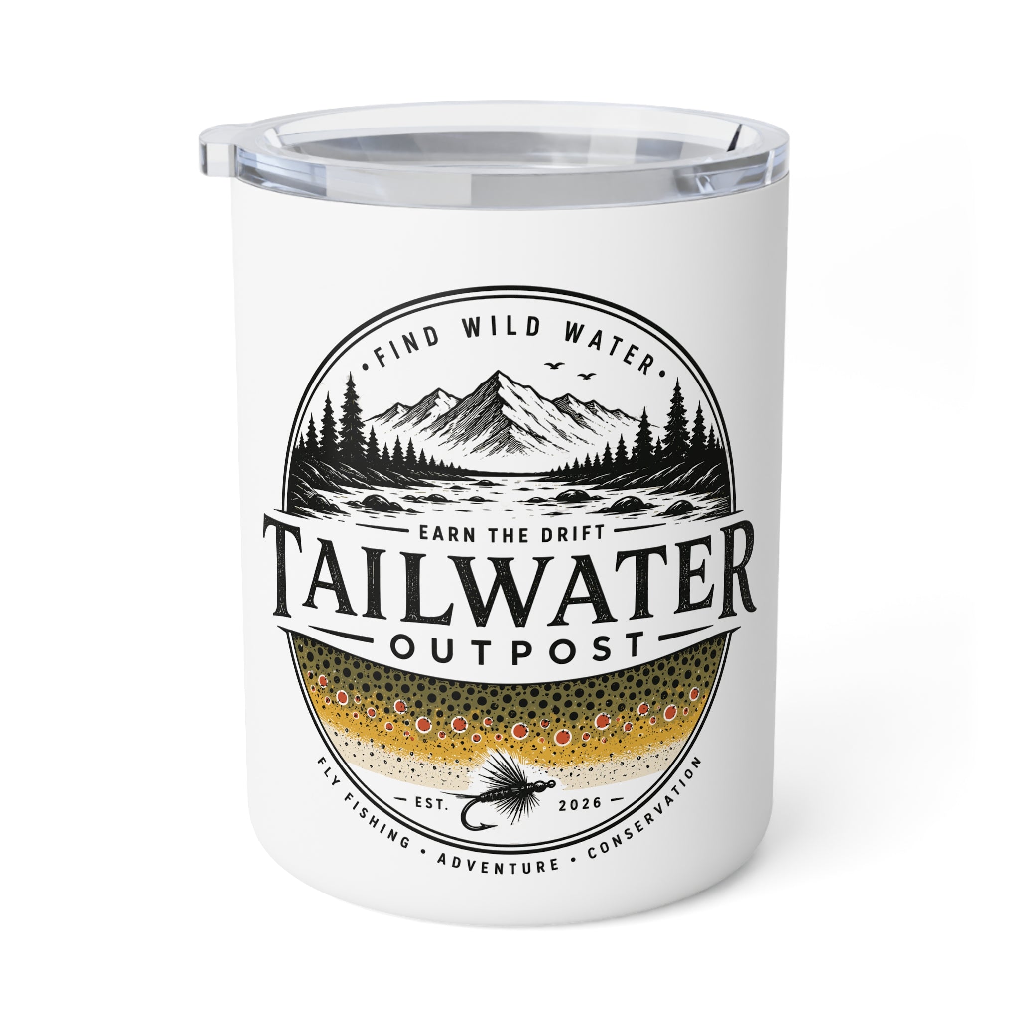 Tailwater Outpost - Find Wild Water 10 oz Insulated Camp Mug