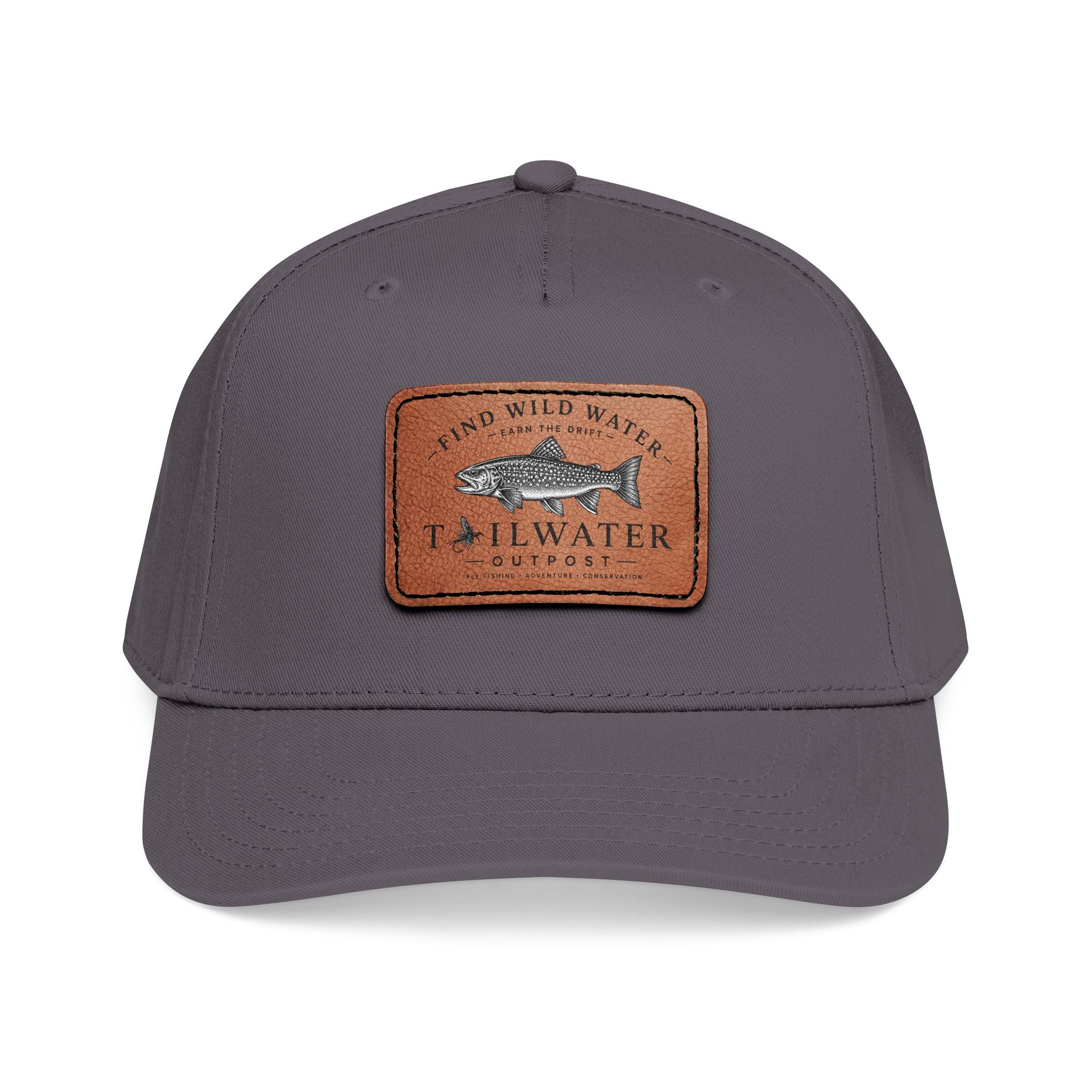 Tailwater Outpost - Find Wild Water Leather Patch Hat