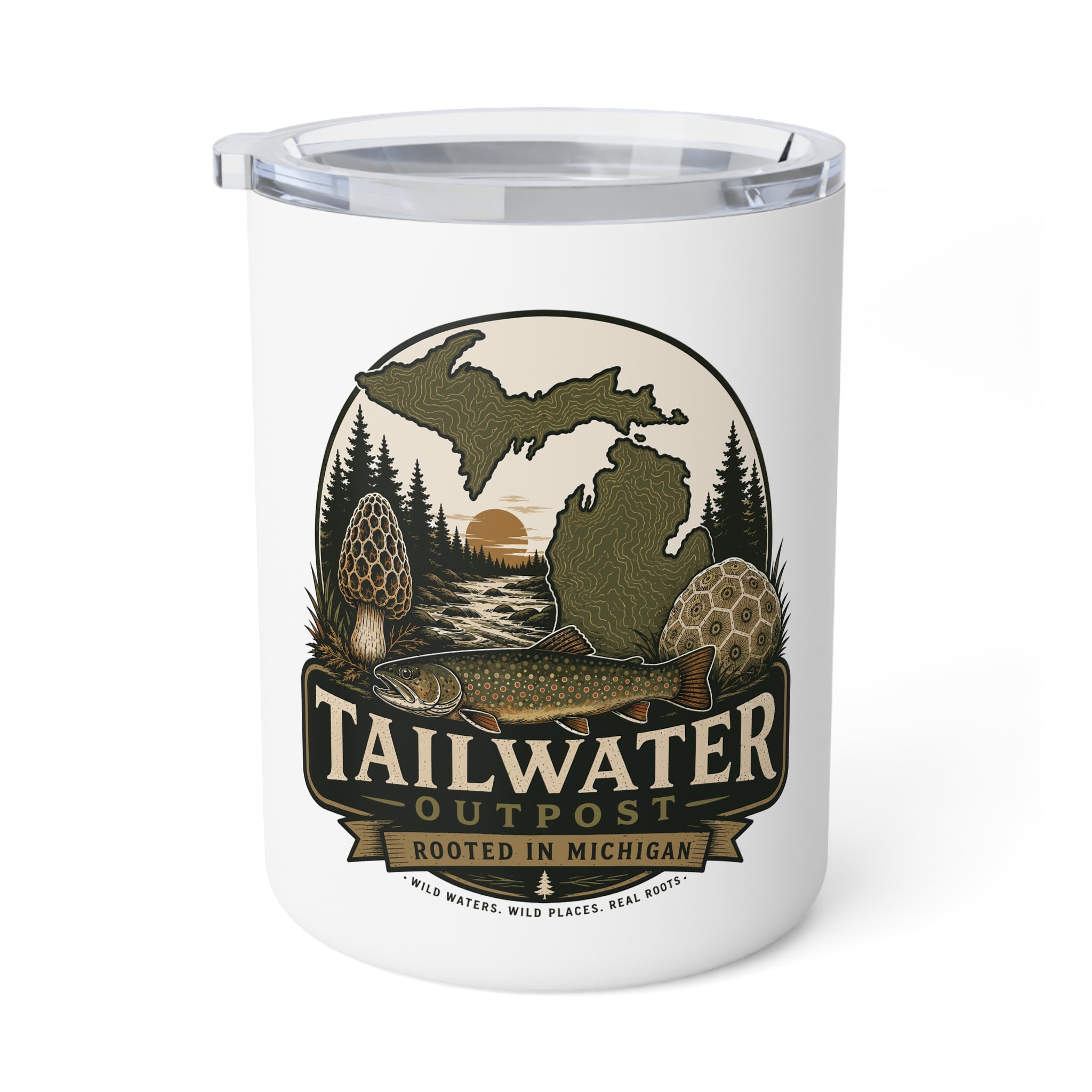 Tailwater Outpost - Michigan Roots Insulated Camp Mug Heritage Series
