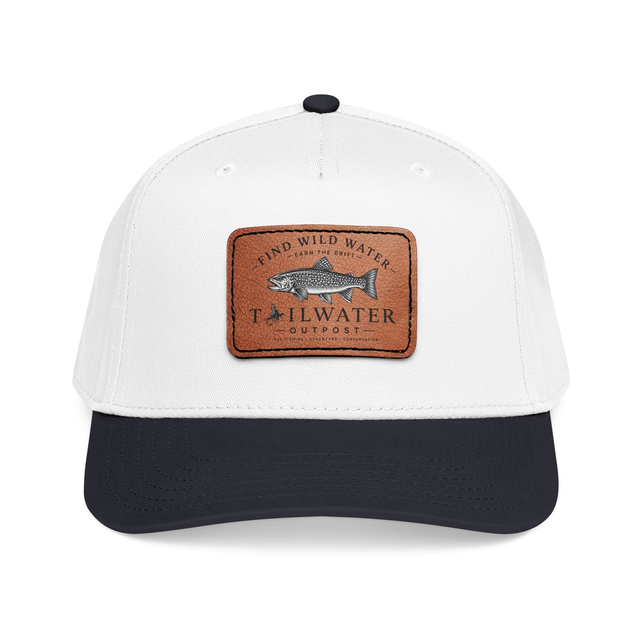 Tailwater Outpost - Find Wild Water Leather Patch Hat
