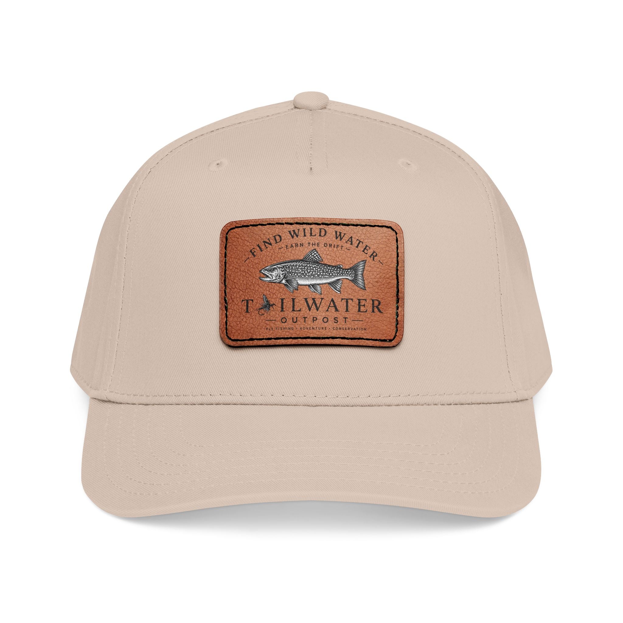 Tailwater Outpost - Find Wild Water Leather Patch Hat